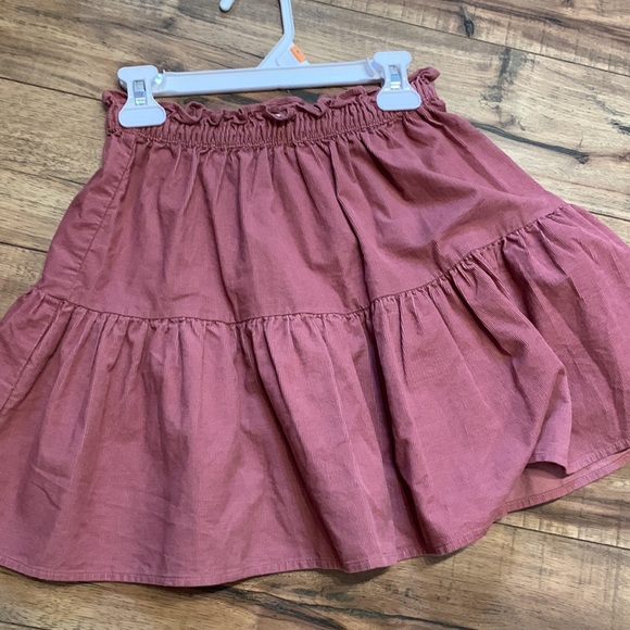 H & M dusty pink corduroy skirt 6X-7 NWT - Picture 9 of 9